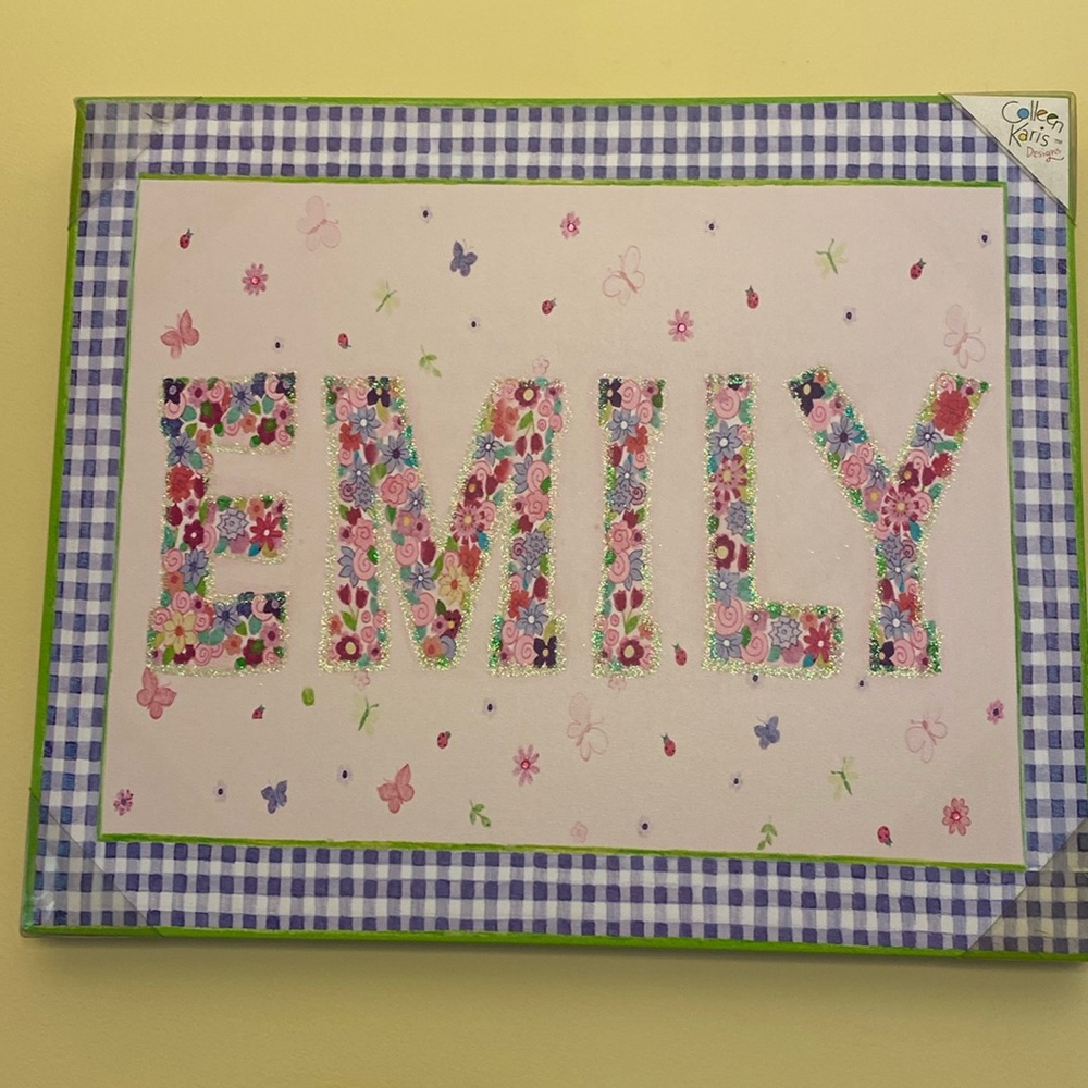 Colleen Karis Designs Canvas Wall Art.
Emily